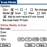 palm os barcode scanner software
