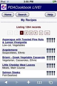 iphone cookbook software