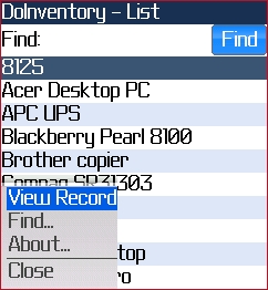 blackberry inventory software